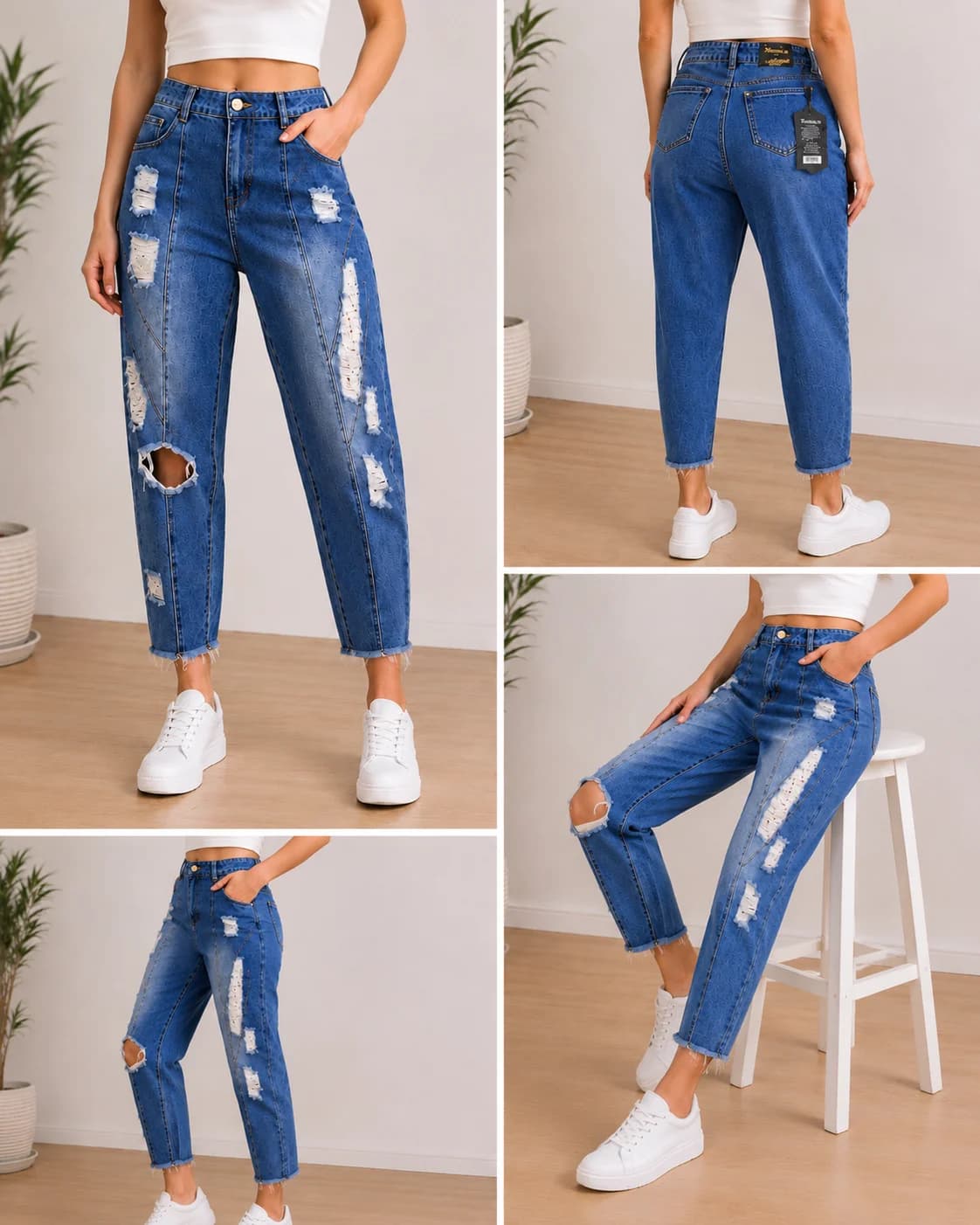 Ripped Mom Jeans